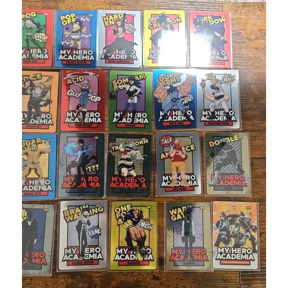 BANDAI My Hero Academia Hero Info Card Collection Complete‎ Set Of 44 Cards